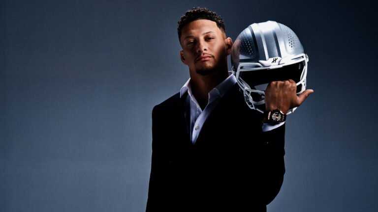 Patrick Mahomes como embajador de la alta relojería Hublot