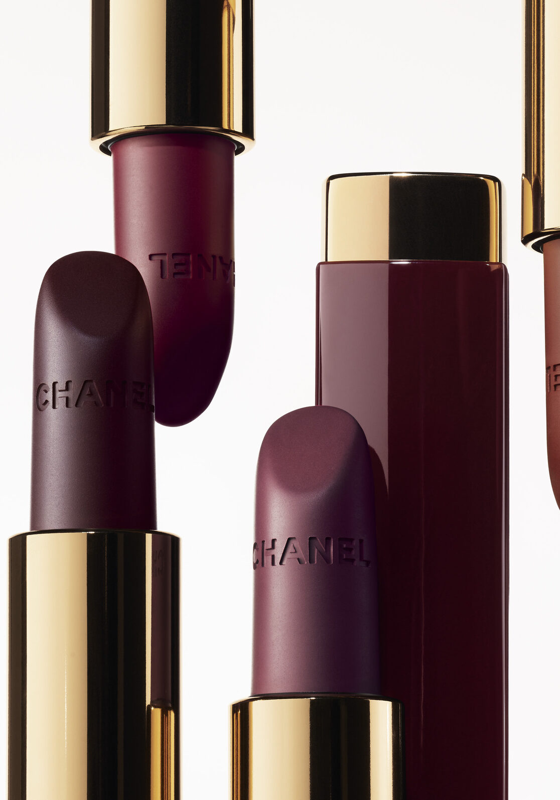 Labiales Chanel en tonos vino 