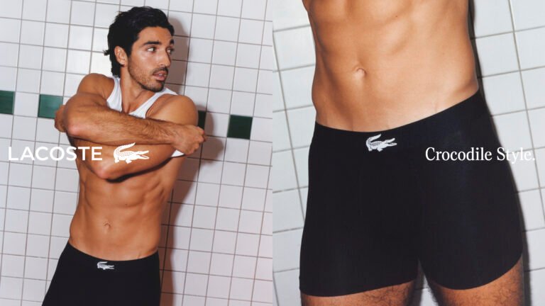 Taylor Zakhar Perez es nuevo embajador de underwear de Lacoste