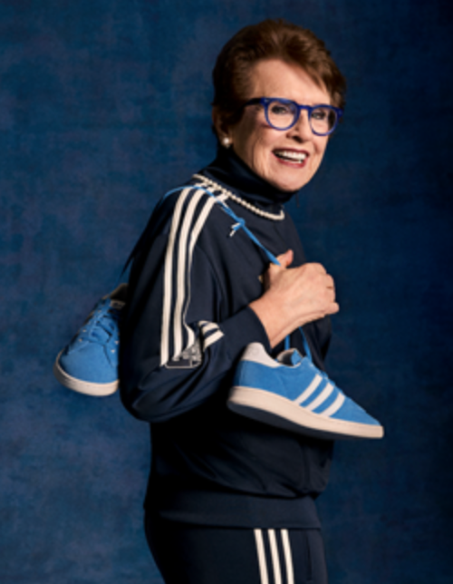 adidas relanza el icónico Blue Suede Shoe de Billie Jean King